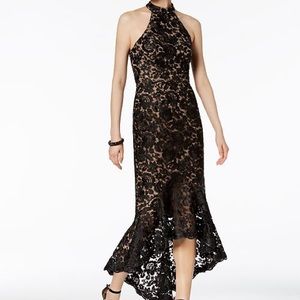 Mermaid High-Low Lace Gown